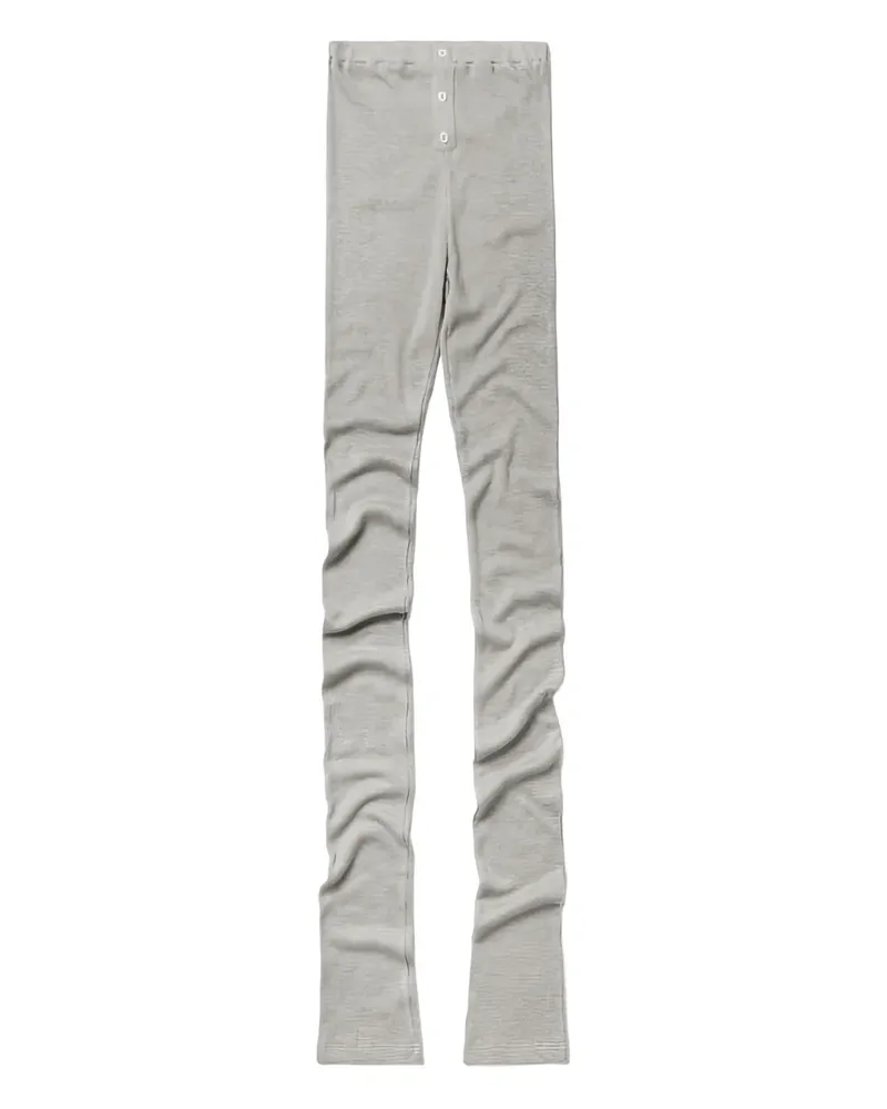 1989 STUDIO Leggings aus Waffelstrick - Grau Grau
