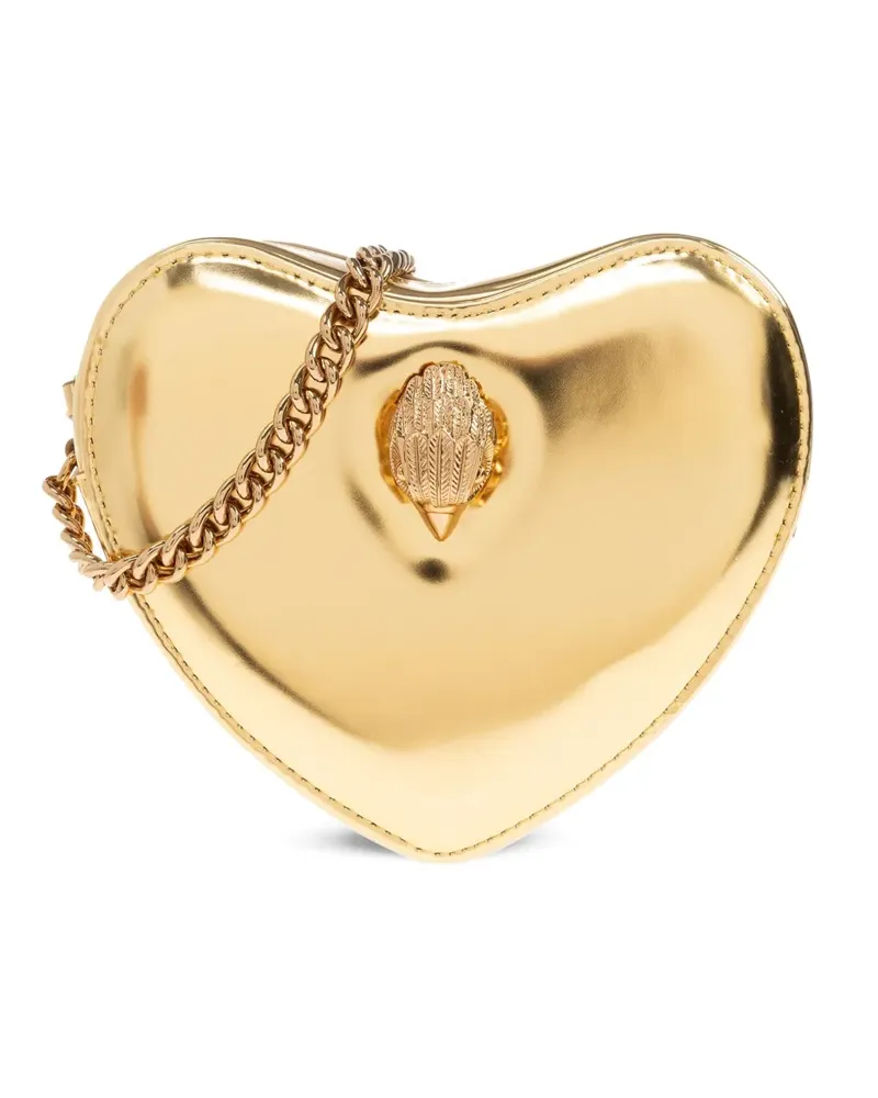 Kurt Geiger Kensington Heart Umhängetasche - Gelb Gelb