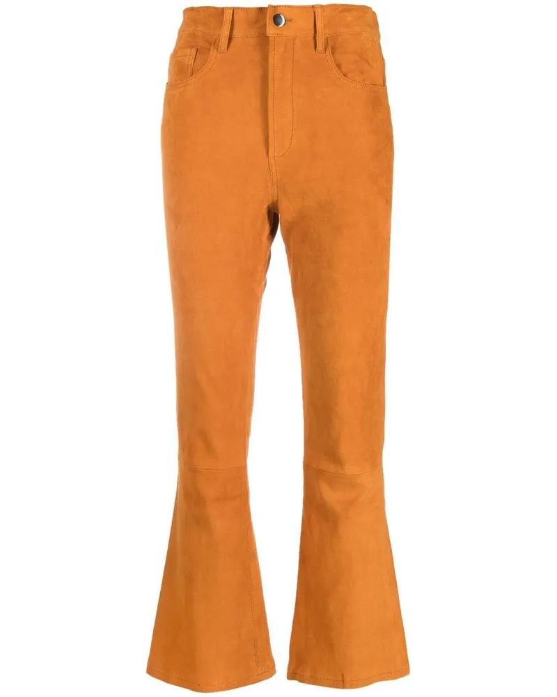 PAULA Ausgestellte Cropped-Hose - Orange Orange