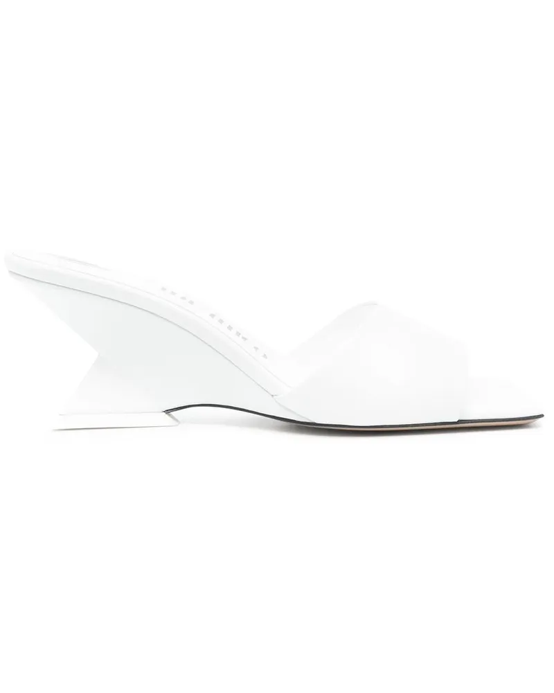ATTICO Cheope Mules 60mm - Weiß Weiß