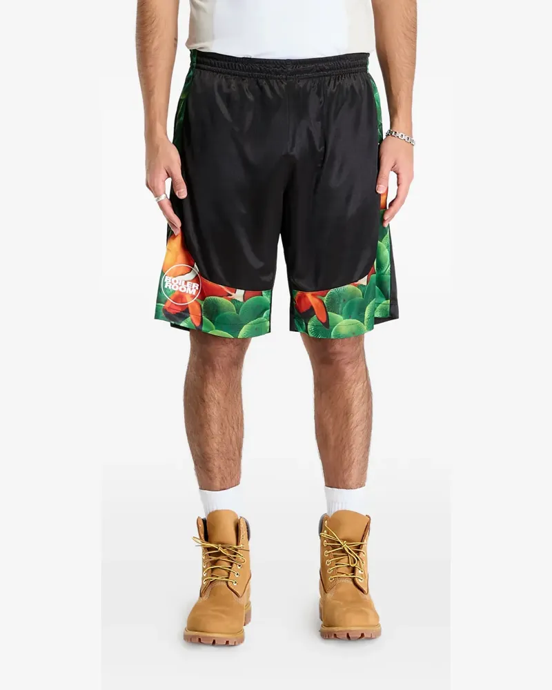 PLEASURES x Boiler Room Aqua shorts - Schwarz Schwarz