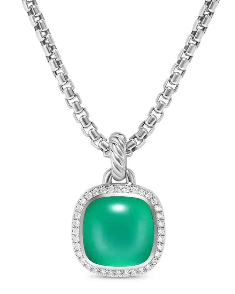 David Yurman Albion Anhänger aus Sterlingsilber mit Diamanten Silber