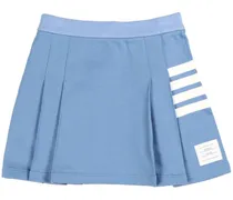 stripe-detailing cotton skirt
