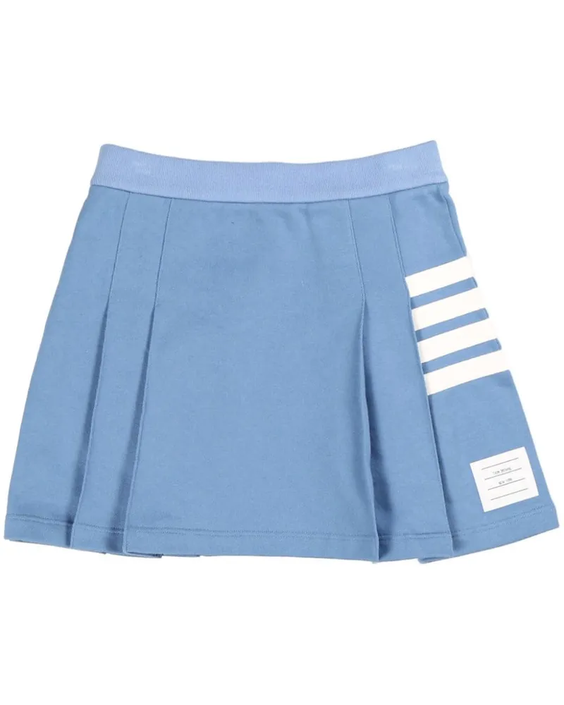 Thom Browne stripe-detailing cotton skirt - Blau Blau