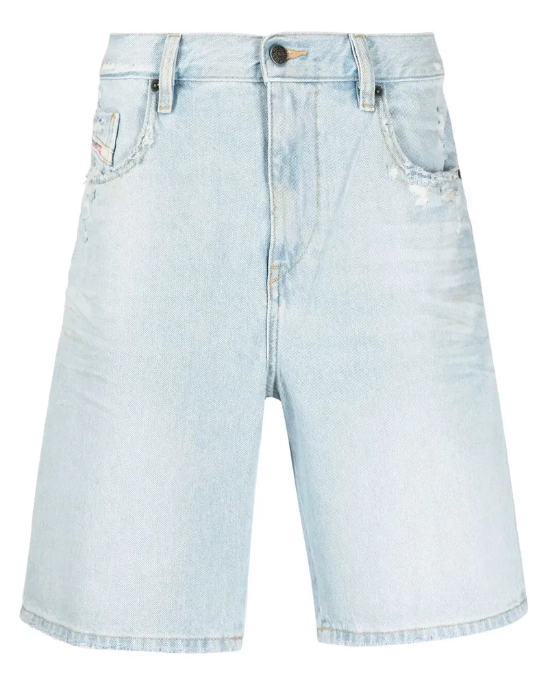 Diesel Jeans-Shorts im Distressed-Look - Blau Blau