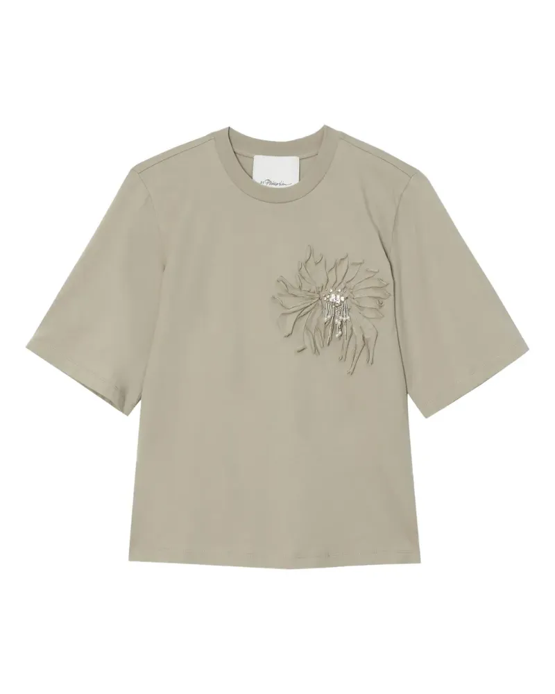 3.1 phillip lim embellishment T-shirt - Grün Grün