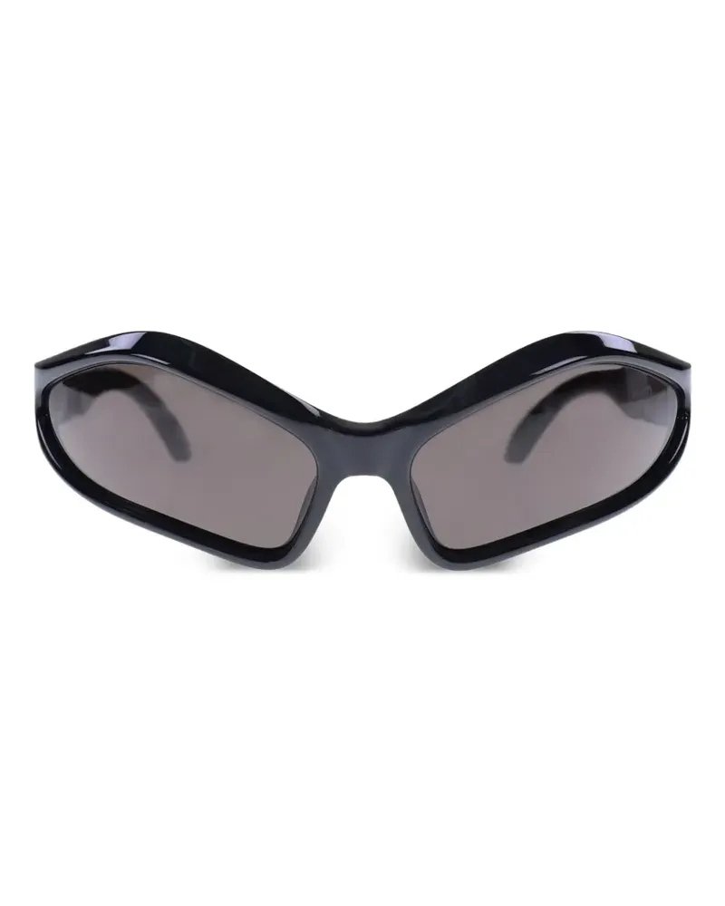 Balenciaga Fennec oval sunglasses - Schwarz Schwarz