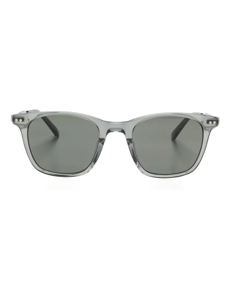 Dunhill Sonnenbrille mit breitem Gestell - Grau Grau
