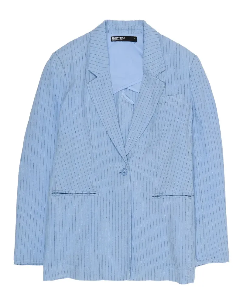 BIMBA Y LOLA Gestreiftes Sakko - Blau Blau
