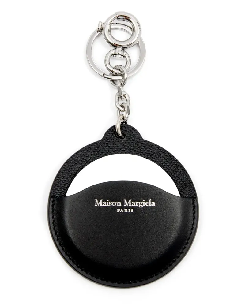Maison Margiela Schlüsselanhänger aus Leder - Schwarz Schwarz