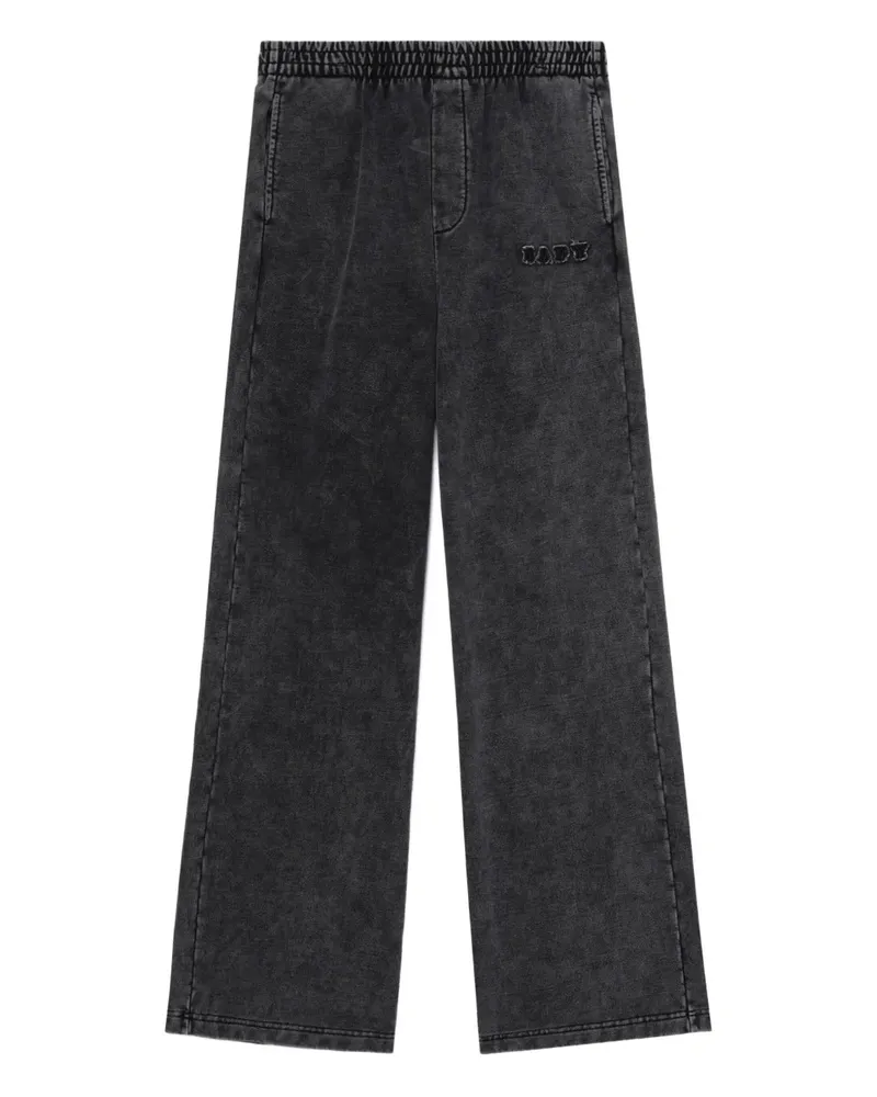 BAPE Gerade Hose mit elastischem Bund - Grau Grau