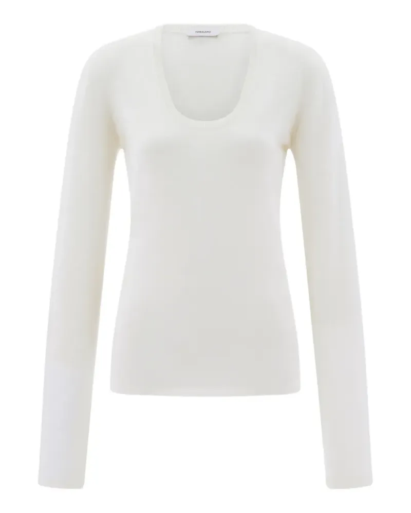 Ferragamo Leichtes Oberteil - Weiß Weiß