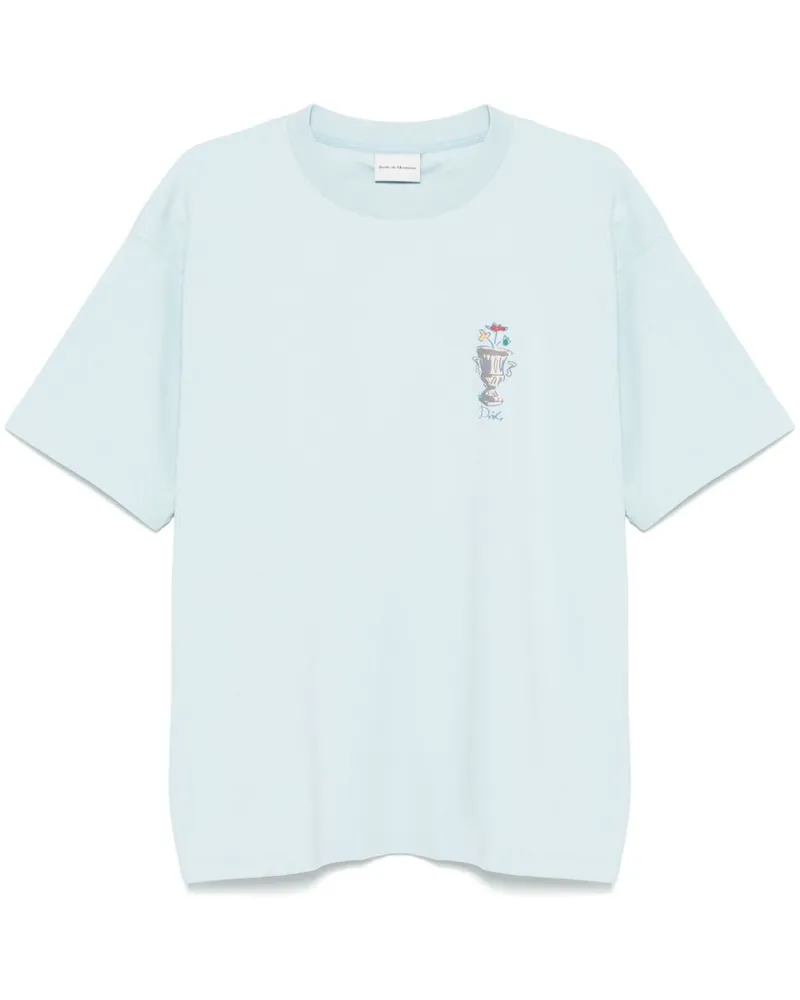 Drôle de Monsieur Vase T-Shirt - Blau Blau