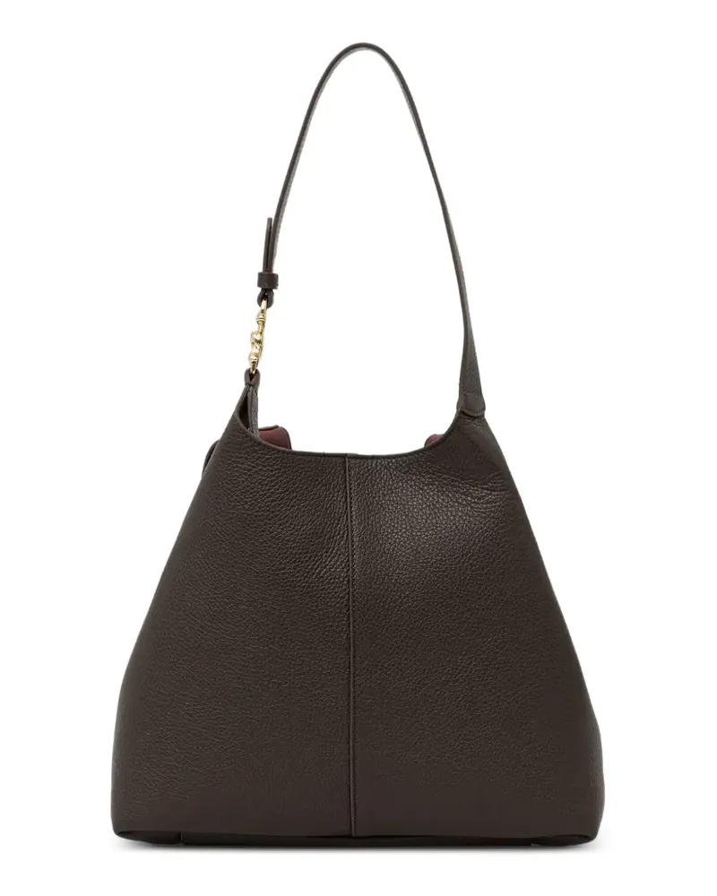 Coccinelle Handtasche aus gekörntem Leder - Braun Braun
