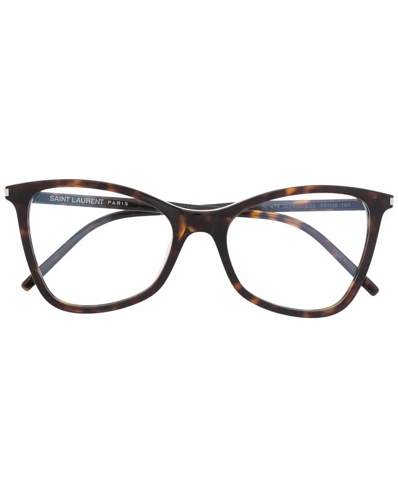 Saint Laurent Brille in Schildpattoptik - Braun Braun