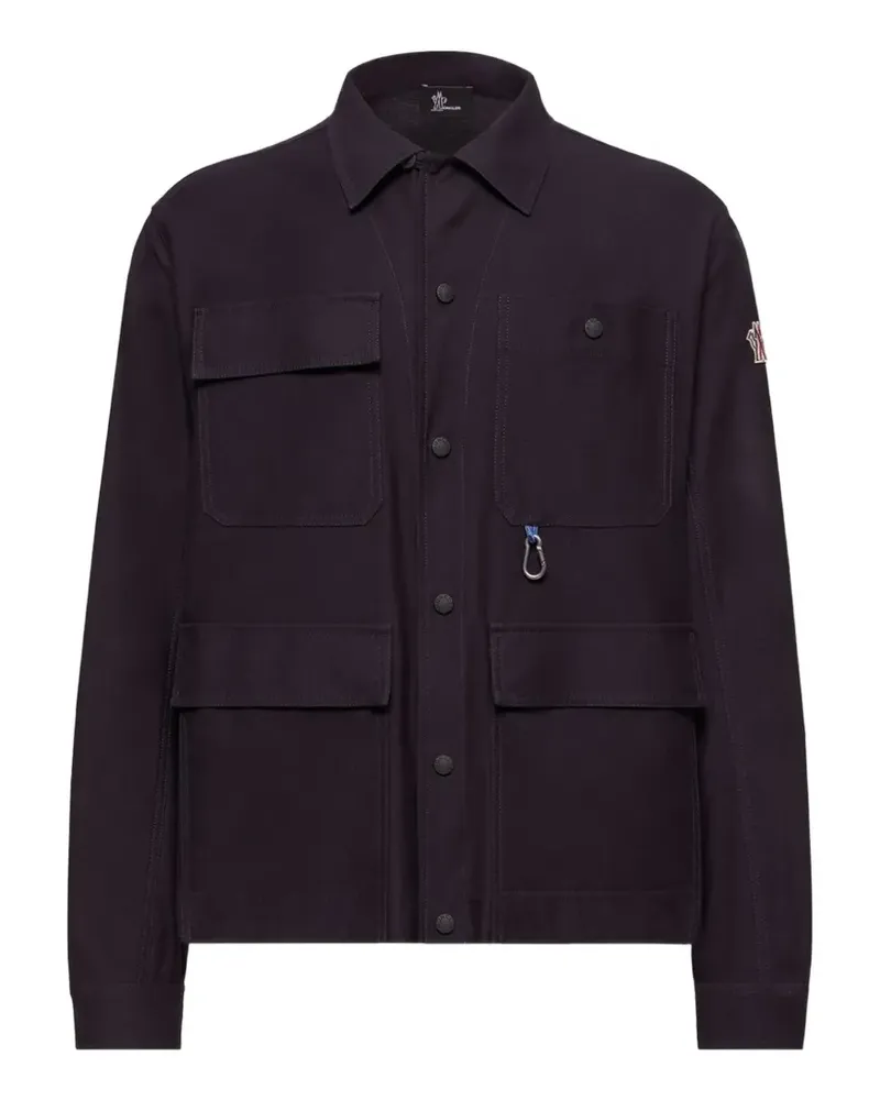 Moncler Jacke mit Taschendetail - Blau Blau