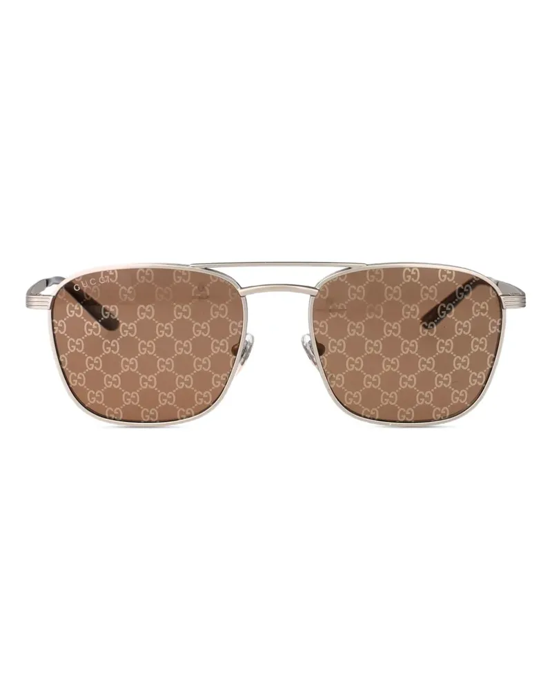 Gucci Getönte Pilotenbrille - Braun Braun
