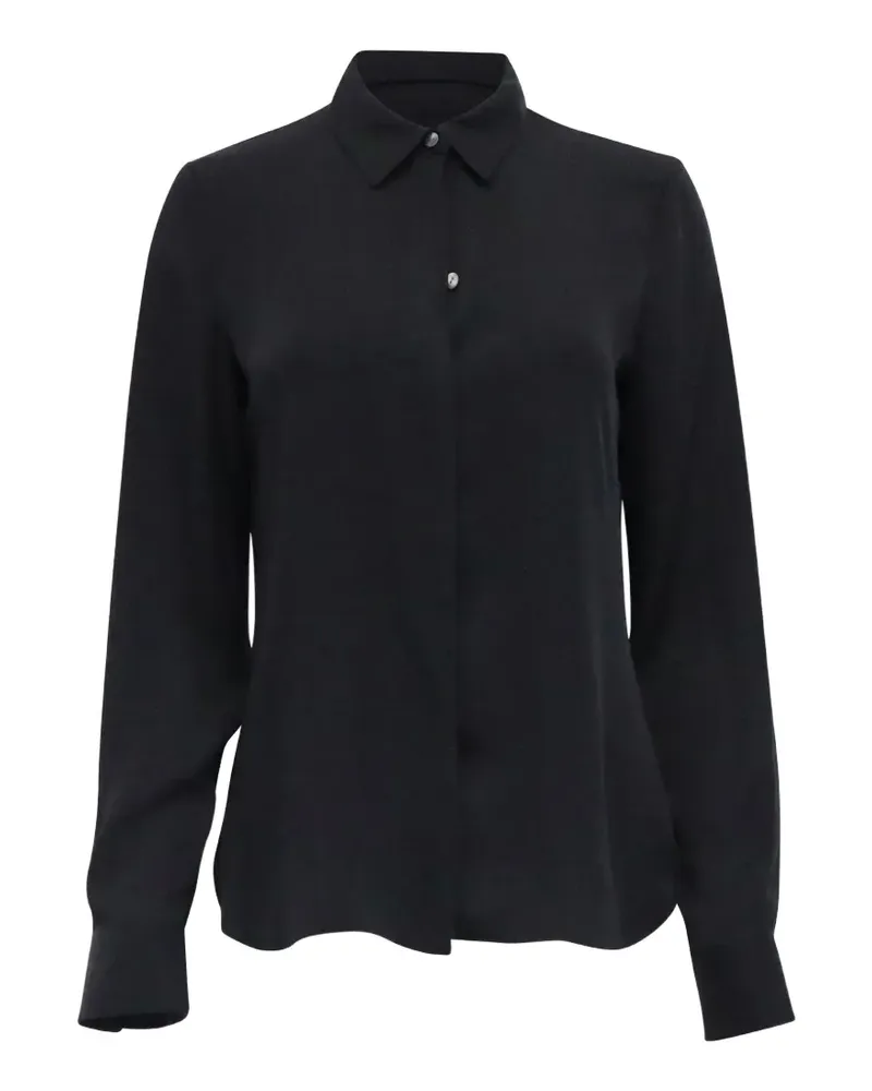 Theory Klassisches Hemd - Schwarz Schwarz