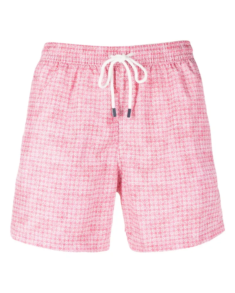 Fedeli Badeshorts mit Blumen-Print - Rosa Rosa