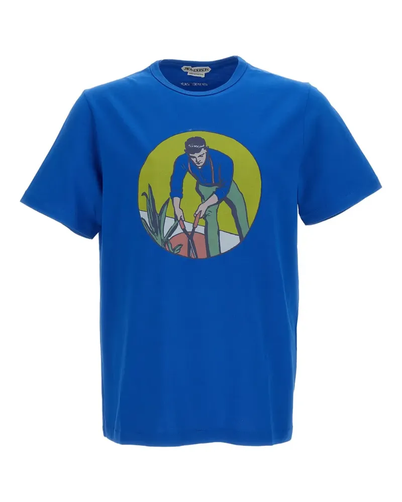 J.W.Anderson Gardener T-Shirt - Blau Blau
