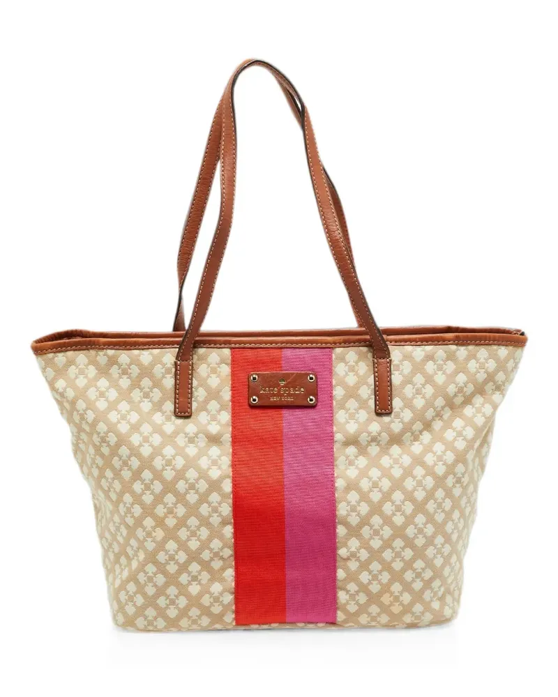 Kate Spade Harmony logo-print tote bag - Nude Nude