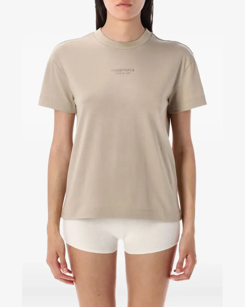 Fear of God T-Shirt mit grafischem Print - Nude Nude