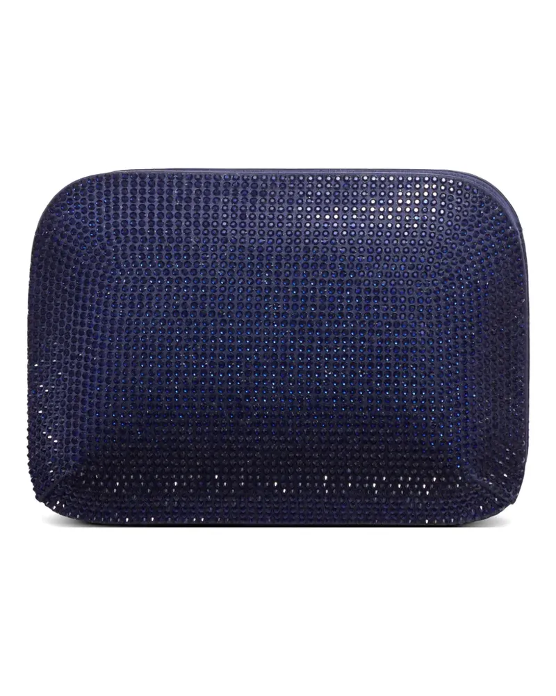 Giorgio Armani Clutch mit Kristallen - Blau Blau