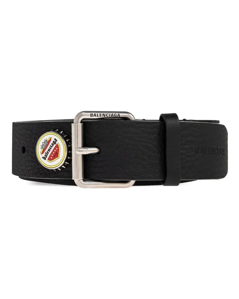 Balenciaga Schulterriemen mit Flaschenkappe - Schwarz Schwarz