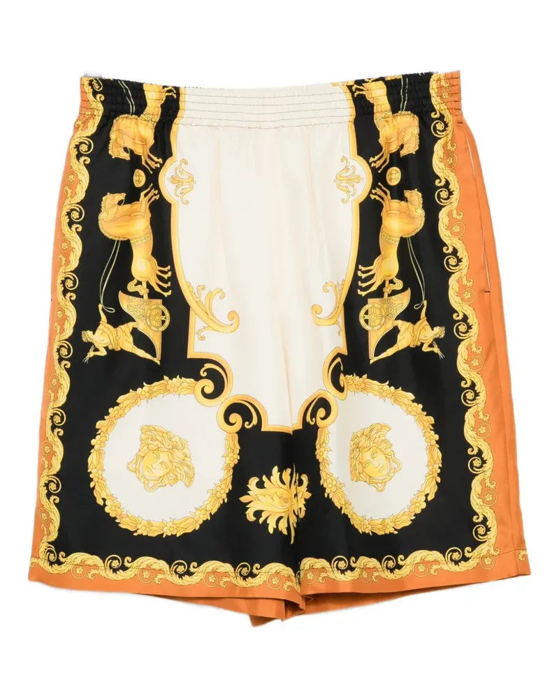 Versace Hall Of Hero printed shorts - Schwarz Schwarz