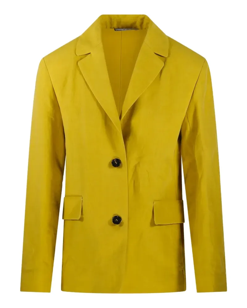 Max Mara single-breasted blazer - Gelb Gelb
