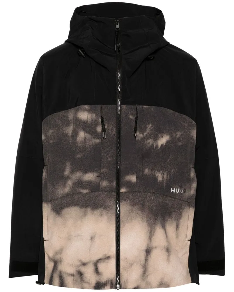 HUGO BOSS Box Jacke - Schwarz Schwarz