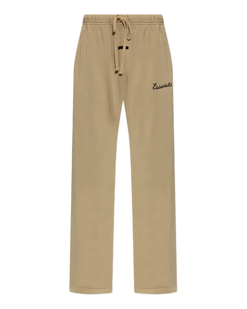 Fear of God logo-embroidered track pants - Nude Nude