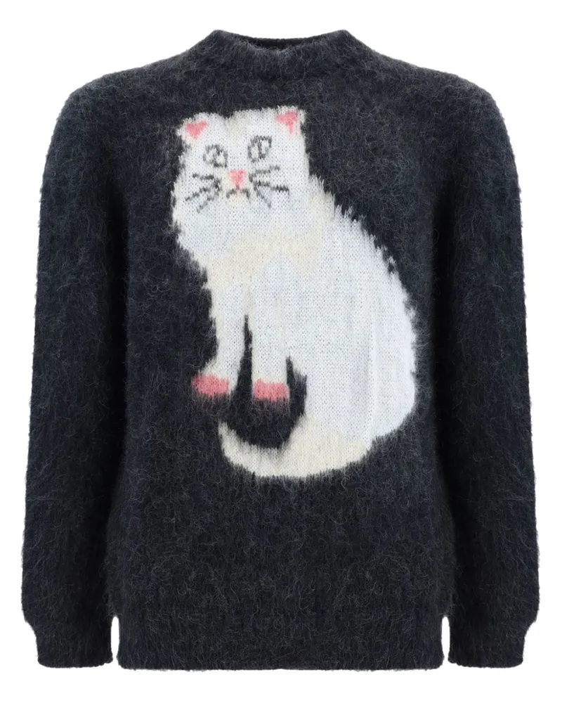 Magliano Maglione Gattone knitted Pullover Schwarz