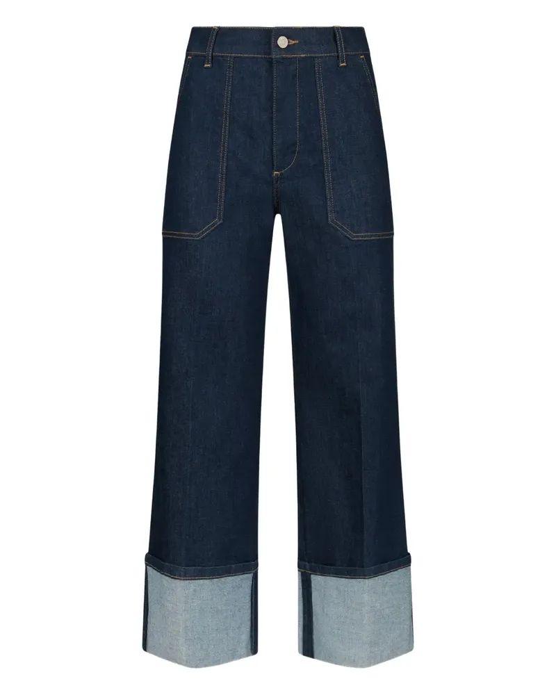 Liu Jo Jeans mit Kontrastnähten - Blau Blau