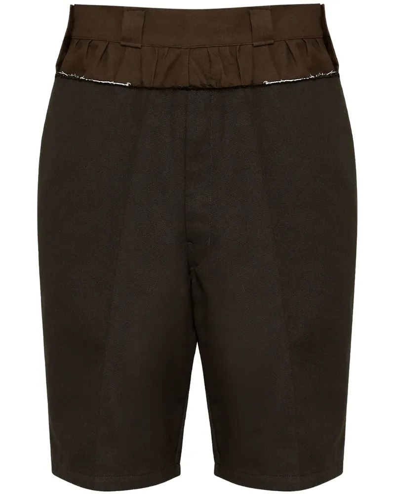Maison Margiela Shorts im Layering-Look - Braun Braun