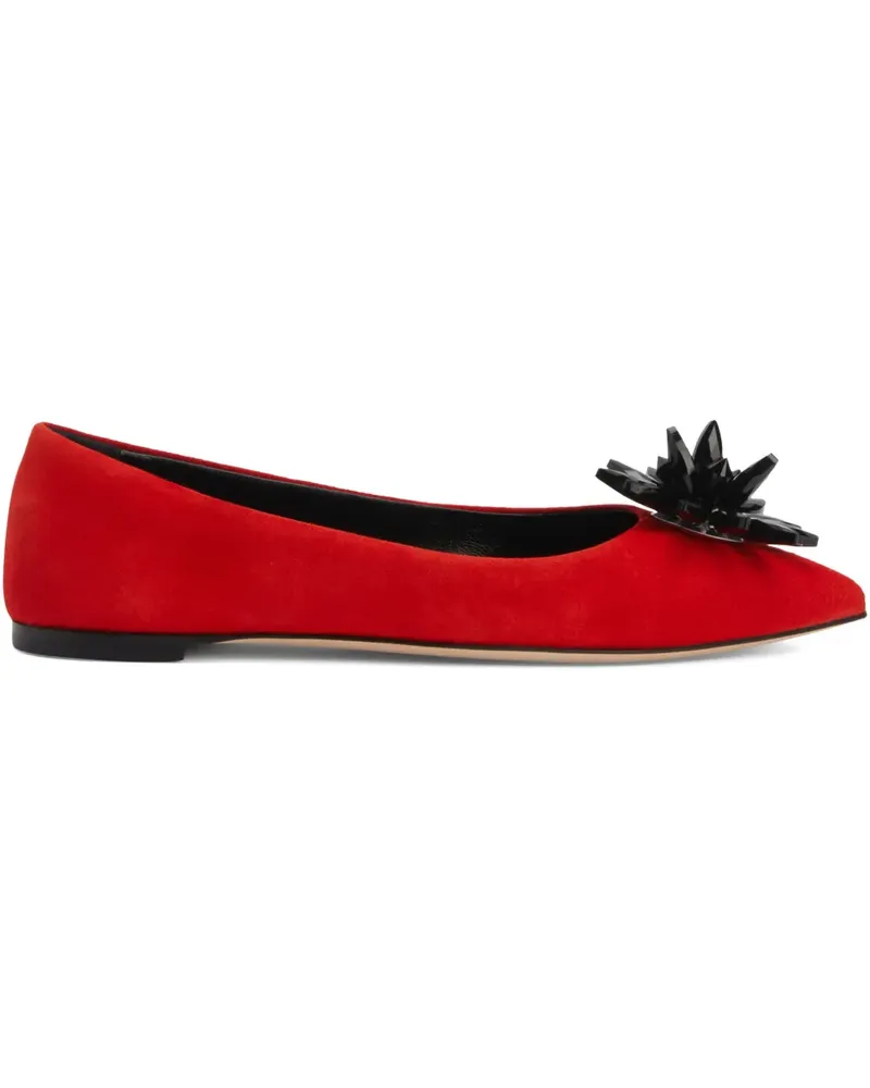Giuseppe Zanotti Vallie Ballerinas - Rot Rot