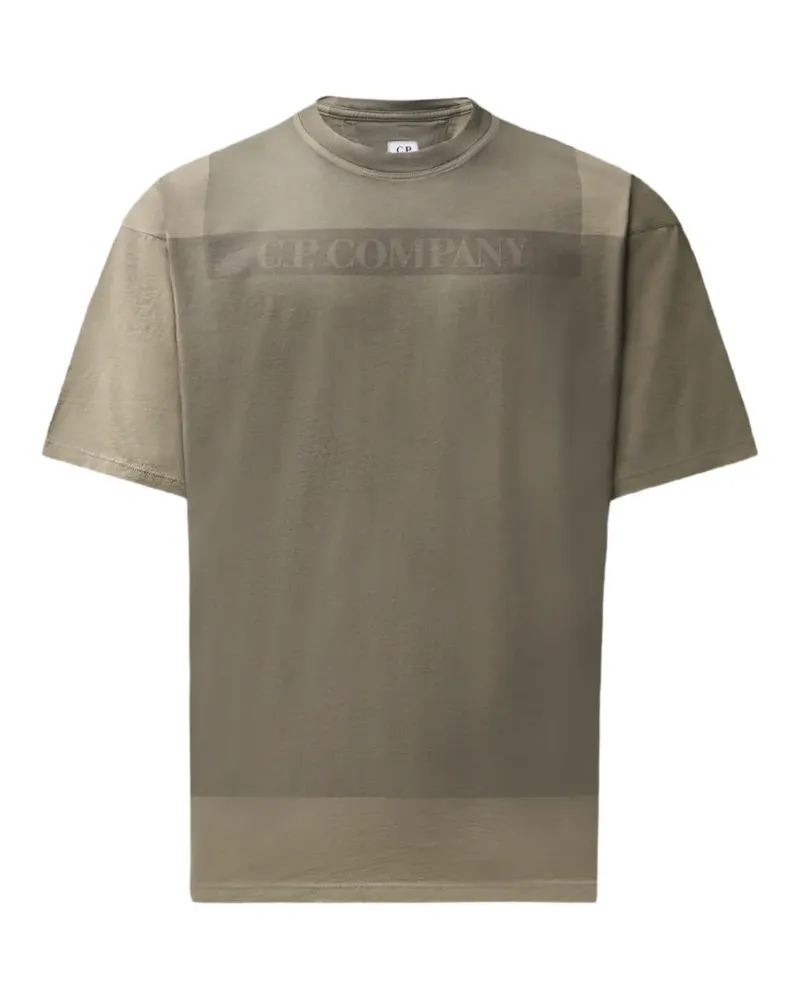 C.P. Company T-Shirt mit Logo-Print - Grün Grün