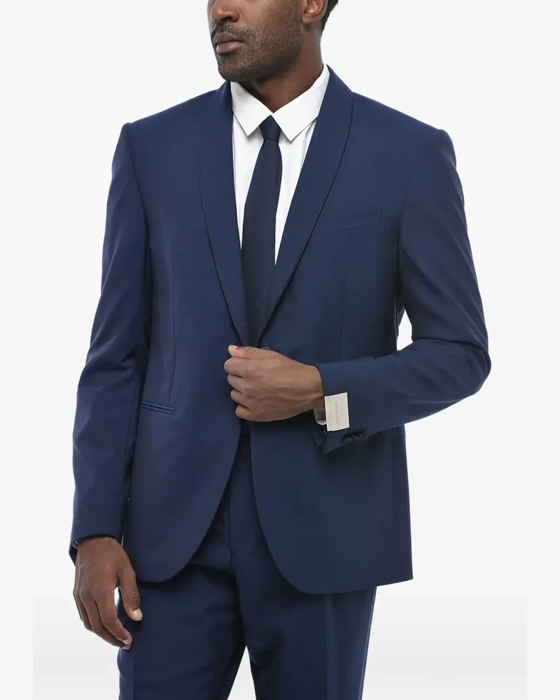 Corneliani shawl-lapel two-piece suit - Blau Blau