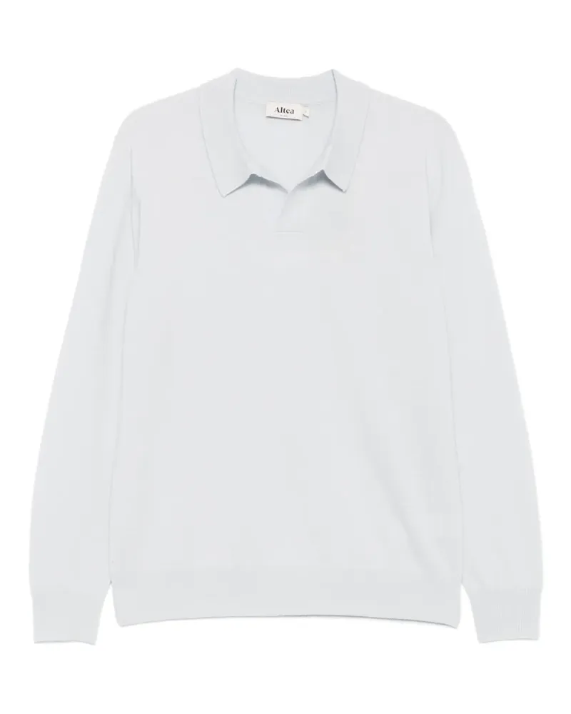 Altea Pullover mit Poloshirtkragen - Blau Blau
