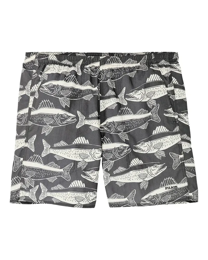 Filson Oxbow Lake Shorts mit Kordelzug - Grau Grau