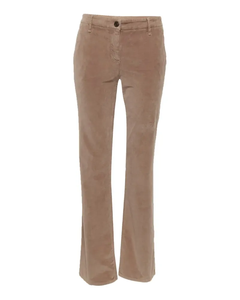 Brunello Cucinelli velour trousers - Nude Nude
