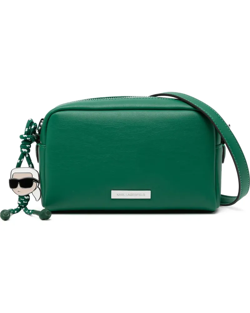Karl Lagerfeld Ikon Smooth Slim Camera bag - Grün Grün