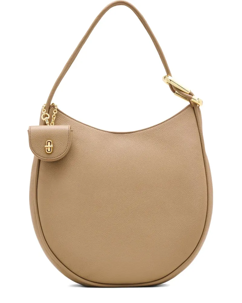 Marc Jacobs The Leather Crescent Dual Schultertasche - Nude Nude