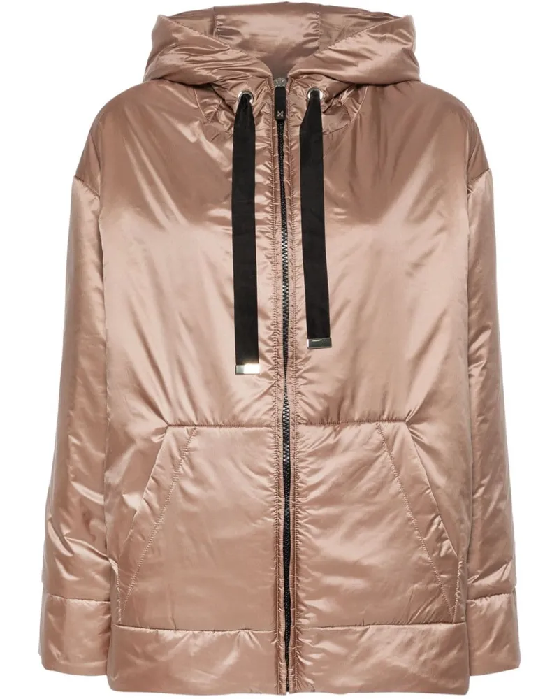 Max Mara Gefütterte Dali Kapuzenjacke - Braun Braun