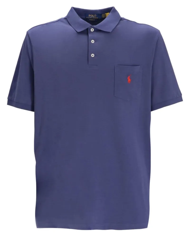 Ralph Lauren Poloshirt mit Logo-Stickerei - Blau Blau