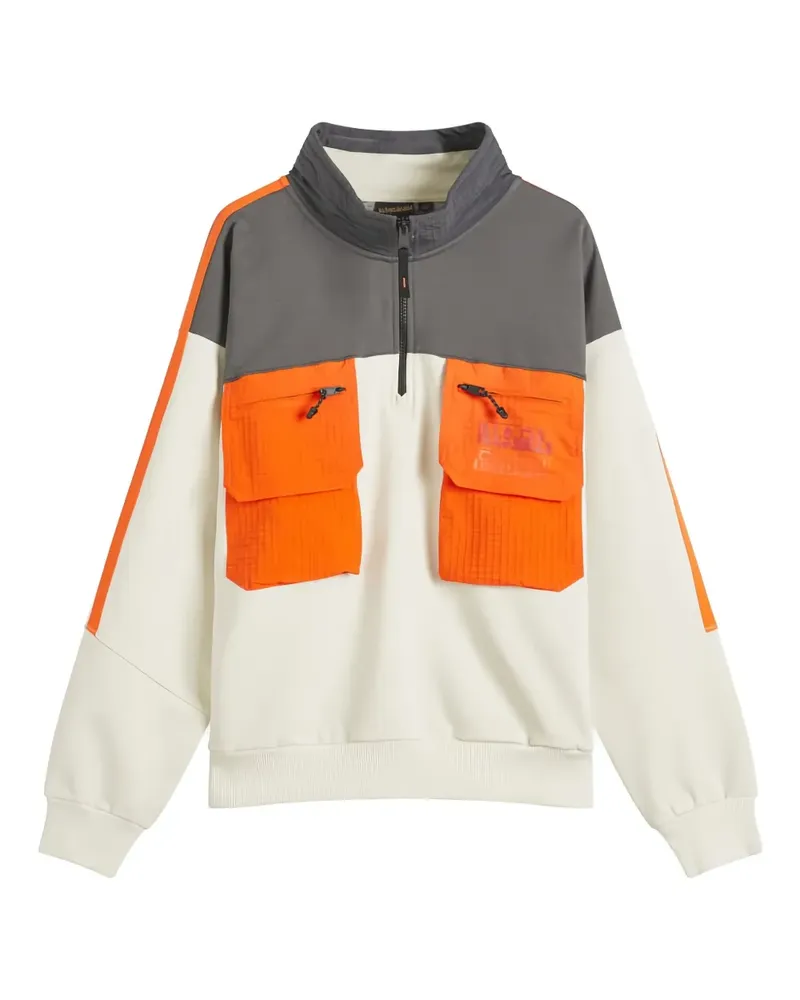 Napapijri Sweatshirt in Colour-Block-Optik - Nude Nude