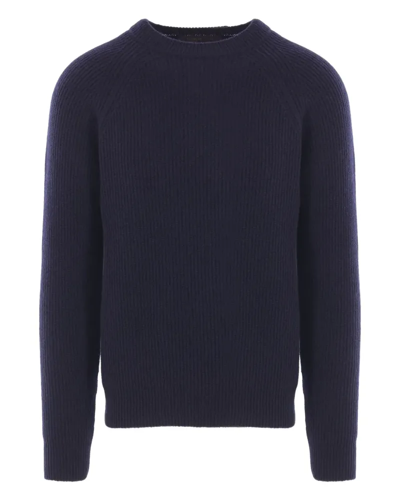 Zanone ribbed crew-neck sweater - Blau Blau
