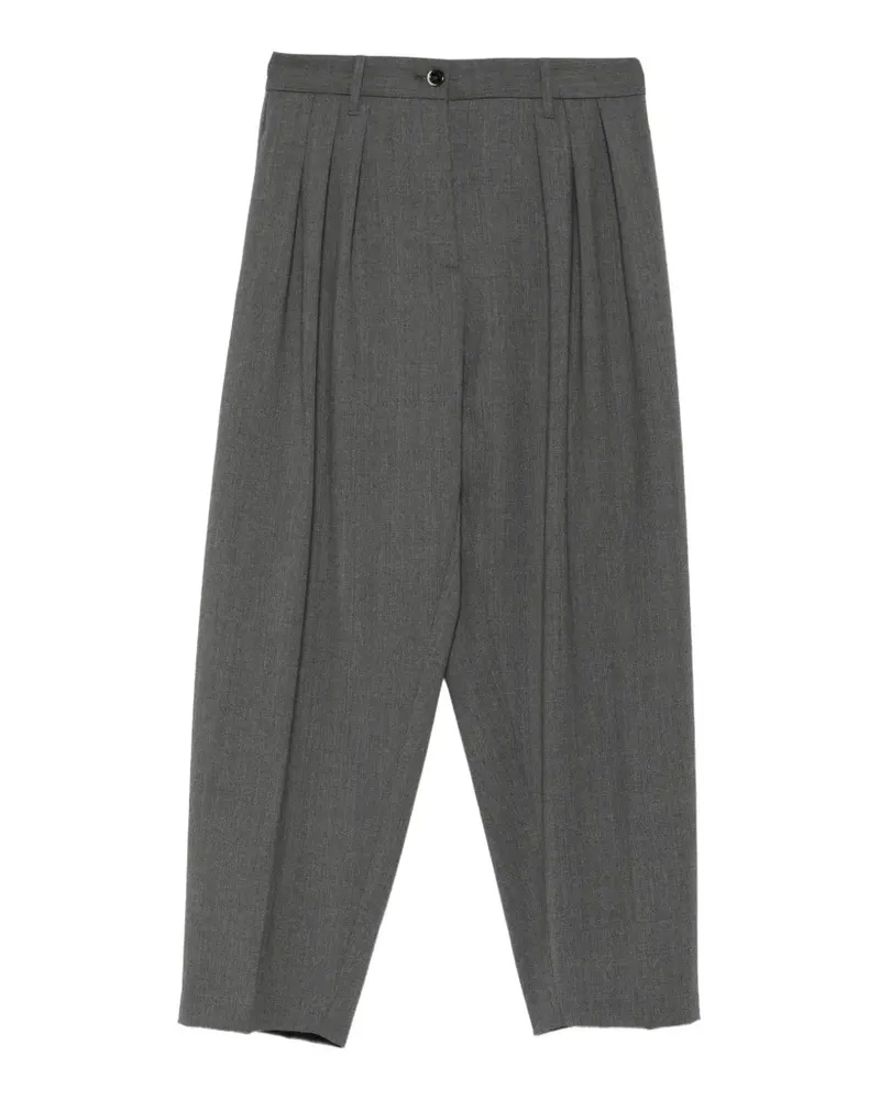 nine:inthe:morning Gerda Hose mit Falten - Grau Grau