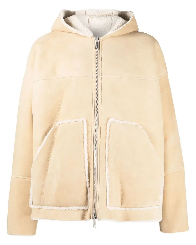 Dsquared2 Jacke aus Shearling - Nude Nude