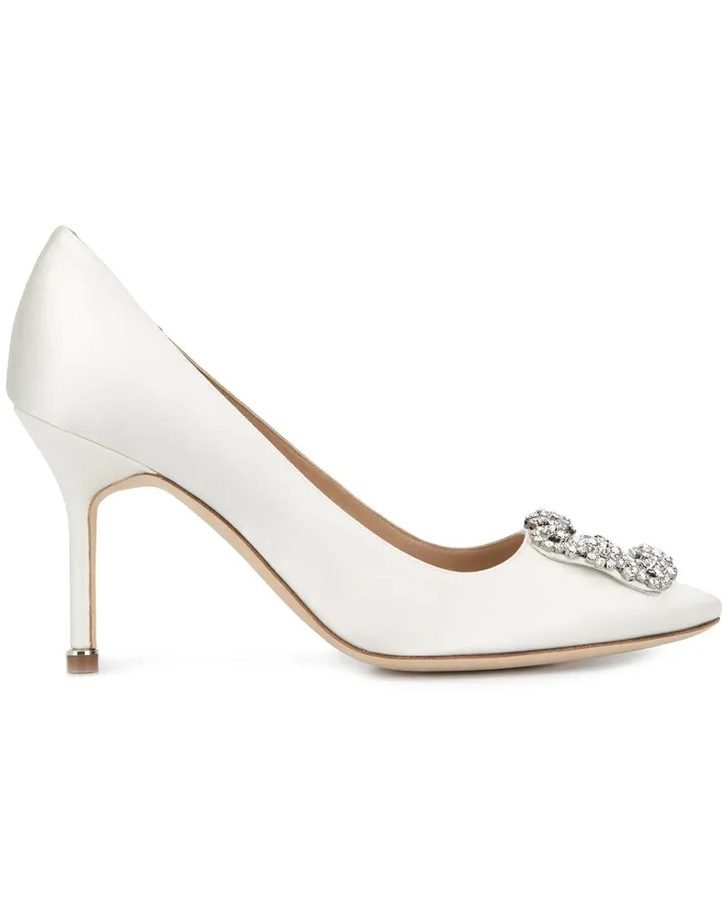 Manolo Blahnik Hangisi' Pumps - Weiß Weiß